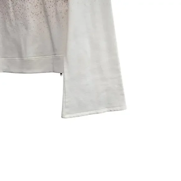 CALIA by Carrie Underwood Effortless Zip Peach White Sweatshirt Size Small - Picture 5 of 8